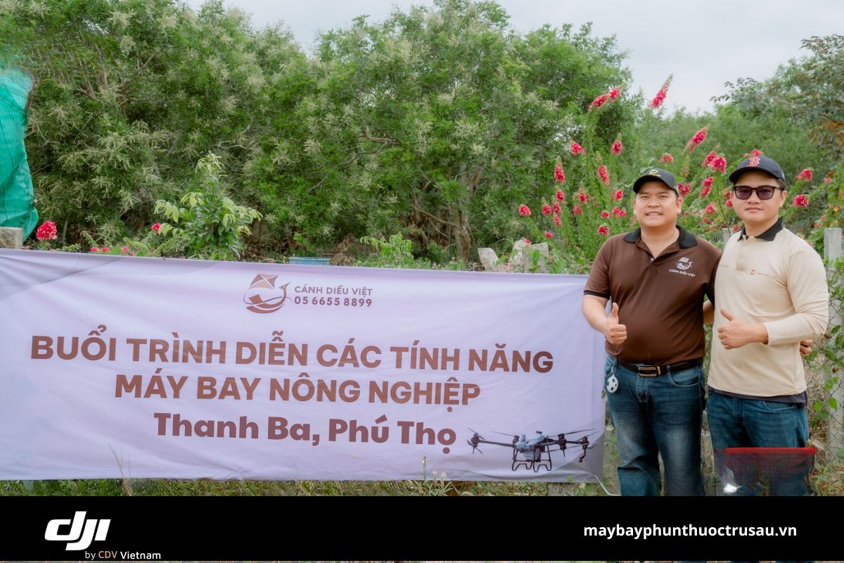 Ứng dụng máy bay phun thuốc Phú Thọ