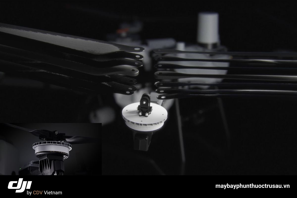 Máy bay phun thuốc DJI Agras T70P 15 Hệ thống truyền động của t70p