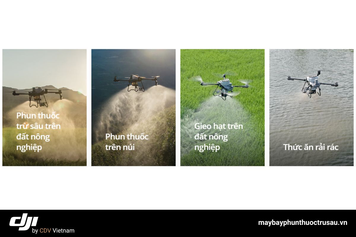 Máy bay phun thuốc DJI Agras T25P - Cho nông hộ vừa và nhỏ 22 Tích hợp hệ sinh thái nông nghiệp