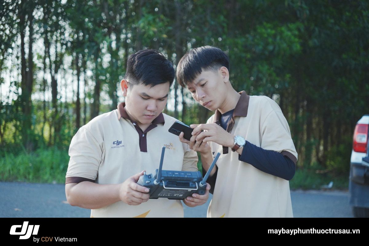 dji t70p giao diện dễ dùng